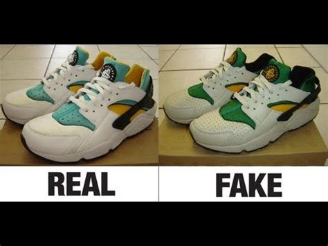 nike huarache replica vs original|old style nike huarache.